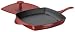 Kitchen & Housewares : Calphalon Enamel Cast Iron Panini Pan with Press, Cabernet Red