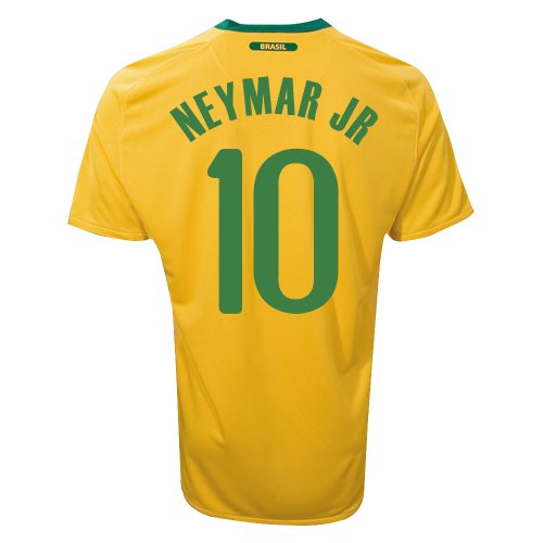 BRAZIL NEYMAR JR # 10 HOME JERSEY