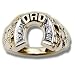 .01 CT NUGGET DADS HORSESHOE MENS RING