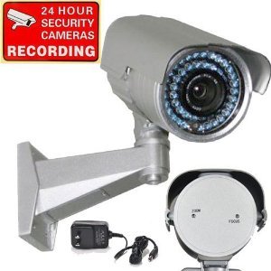 VideoSecu Day Night Vision Outdoor CCTV Weatherproof Security Camera 1/3