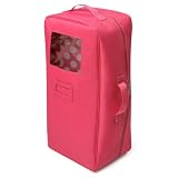 Badger Basket Doll Travel Case With Bed And Bedding - Dark Pink