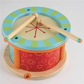 Early Learning Centre ~ Wooden Rolling Drum by Early Learning Centre