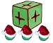 Kyjen Holiday I-Qube Puzzle Plush Interactive Dog Toy, Large