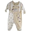 Preemie Boys Best Friends Footed Coverall with Bib