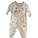 Preemie Boys Best Friends Footed Coverall with Bib