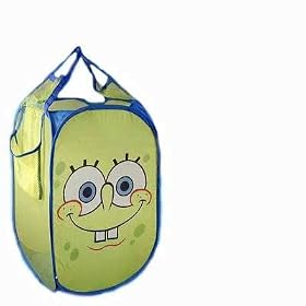 SPONGEBOB Pop UP Kids LAUNDRY clothes toy hamper NEW