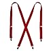 CTM® Women's Elastic Clip-End 1 Inch Basic Suspenders