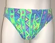Clearance!! Blue Aztec Bikini Swimwear Briefs