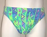 Clearance!! Blue Aztec Bikini Swimwear Briefs