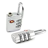 BeGrit TSAロック 番号式 ダイヤルロック 南京錠 二個包装 ホワイト