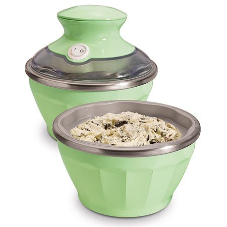 "Half Pint Soft-Serve Ice Cream Maker, Green - 68551E" "Half Pint Soft-Serve Ice Cream Maker, Green - 68551E"