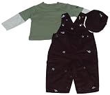 Infant Boys' Overalls Outfit with Hat
