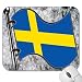 Mousepad - 9.25 x 7.75 Designer Mouse Pads - Design: Flag - Sweden (MPFG-184)