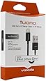 V-MODA Tuono 3.75-Inch Apple USB to Lightning Cable (Black)