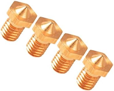 Quick 4 Pcs J-head 3d 0.2mm 0.3mm 0.4mm 0.5mm Extruder Printer Head Copper Nozzle for 1.75mm 3d Pinter Filaments