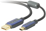 Belkin BKNAV2220106 PureAV Digital Camera Cable Hi-Speed USB 2.0 Mini B Cable 6 Feet