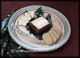 Mariposa Pearled Round Platter w/Wood