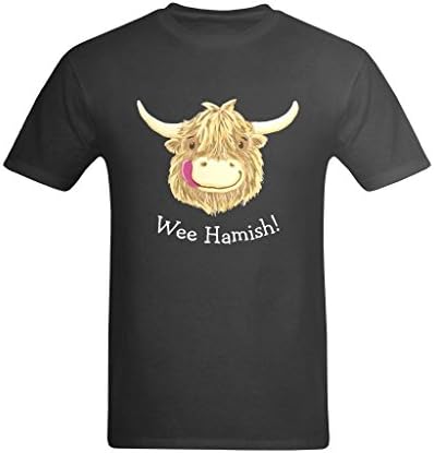ChriCholas Men's Personalised Wee Highland Cow T-shirt 9