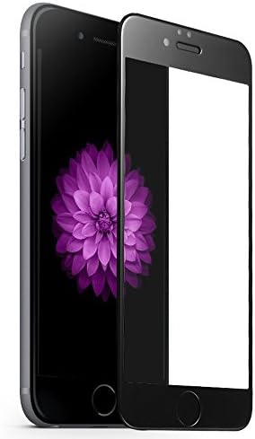 5.5' inch iphone 6 Plus iphone 6S Plus Tempered Glass,3D Color HD Clear Anti-Scratch Anti-Fingerprint Waterproof Full Edge Cover No Cap Glass Screen Screen Protector Film(black)