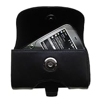 Horizontal Leather Case with Belt Clip / Loop for the PalmOne Palm Treo Pro