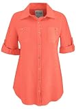 Avenue Plus Size The Pacific Linen Blend Tunic Shirt