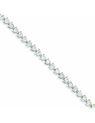 Genuine 14K White Gold White Gold Diamond Bracelet 9 Grams Of Gold 100% Satisfaction Guaranteed.