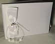 Hats Off Guest Book with Pen, White