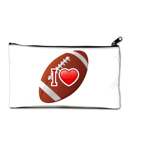 Artsmith, Inc. Clutch Bag Purse (2-Sided) I Love Football