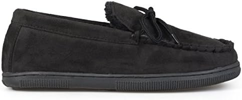 Pindari Mens Faux Suede Moccasin Slippers