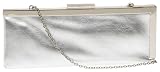 Calvin Klein Metallic Large Lux Clutch