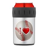 Thermos Can Cooler Koozie I Love Baseball
