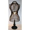 Stunning Black wire mannequin with bow. Great girlie gift!