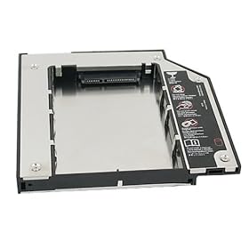 2nd HDD Hard Drive Caddy Adapter Compatible for Apple MACBOOK /MACBOOK PRO with 9.5mm-high Drive SATA Interface: Computers &amp; Accessories