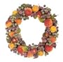 16" Pre-Lit Sugared Fruit & Berrie Christmas Wreath