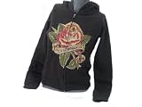 Dickies Sweaters: Roses Girls Hoody dark anthra