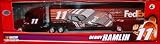 Denny Hamlin #11 Fedex Express Hauler Trailer Semi Rig Transporter Truck Winners Circle 1:64 Scale