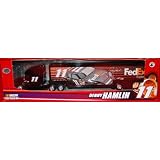 Denny Hamlin #11 Fedex Express Hauler Trailer Semi Rig Transporter Truck Winners Circle...