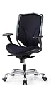 MaiChair High Back Chair with Adjustable Arms, Black