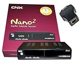 Conaxsat Nano 2 CNX Nano2 PVR FTA Satellite Receiver W/ HUB