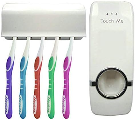 Ronanza Touch Me Automatic Toothpaste Dispenser White,Red