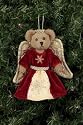Twinkle Teddy Bear Angel Ornament By Bearington