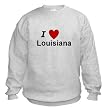 I LOVE LOUISIANA - State-series - Light Grey Sweatshirt
