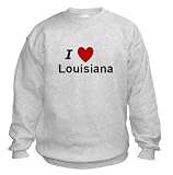 I LOVE LOUISIANA - State-series - Light Grey Sweatshirt