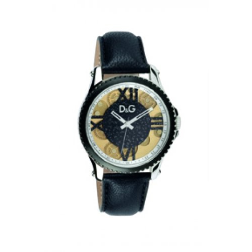 D&G Dolce&Gabbana Unisex-Armbanduhr Sestriere Analog Leder DW0776