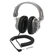 Hamilton Electronics SchoolMate Deluxe Stere/Mono Headphone with 1/8 Plug and 1/4 Adapter, Volume