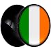 13mm Black Acrylic Ireland Flag Saddle Plug