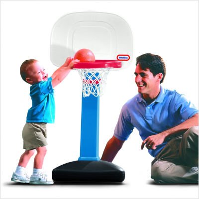 thumbnail image 2 of Little Tikes Toddler Easy Score Basketball Set, Adjustable Hoop, 3 2 of 12
