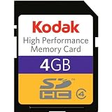 Kodak High Performance 4 GB SDHC Class 4 Flash Memory Card 41t02nIe6qL. SL160 Kodak High Performance 4 GB SDHC Class 4 Flash Memory Card
