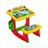 Delta Enterprise Dora the Explorer Art Desk with 100-piece Art Supply Kit