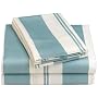 Regency Collection 300 Thread-Count Havana Stripe Queen Sheet Set, WaterBlue
